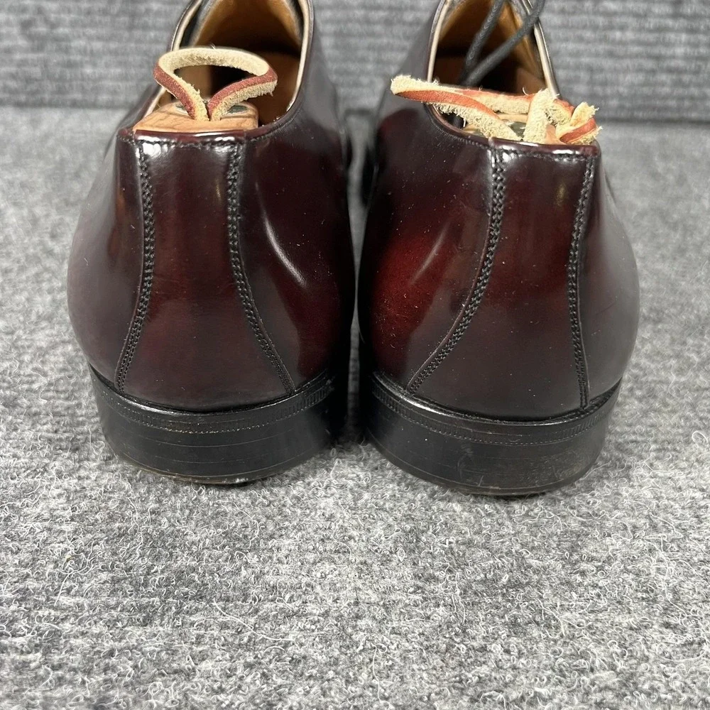 Caporicci Shoes Mens Size 10 W Brown Leather Cap Toe Oxford Handmade Italy 31150